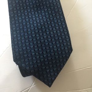 Gucci made in italy silk tie blue